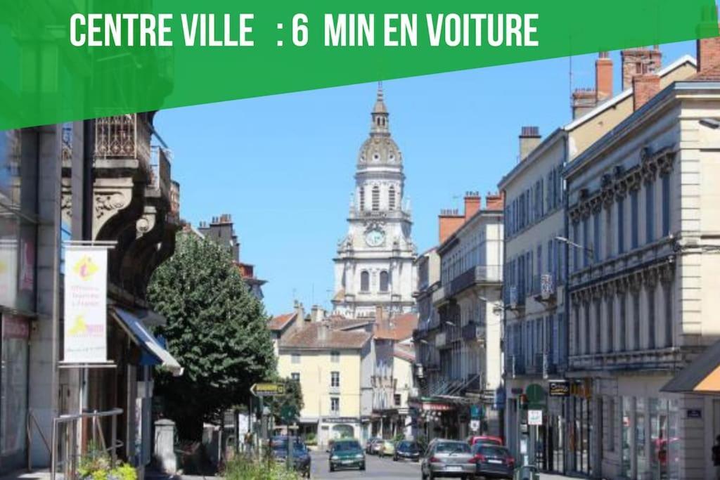 Le Coquet - Balcon - Proche Gare - Parking Apartment Bourg-en-Bresse Ngoại thất bức ảnh